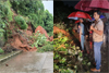 Mangaluru: Landslide near Circuit house following heavy rain
